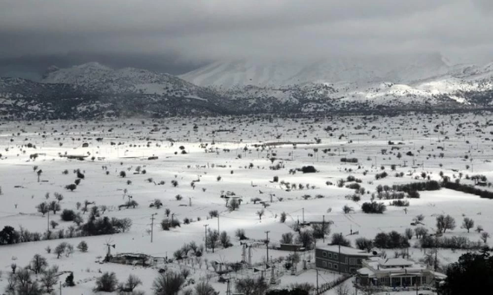 Εντείνεται το κύμα της κακοκαιρίας "Ελπίδα" στην Κρήτη